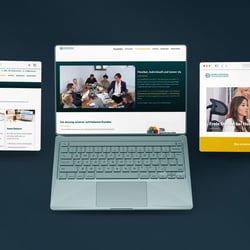 Gestalterische Überarbeitung der Website