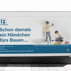 Plakatkampagne in Gebieten der Zielgruppe