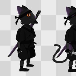 Vektor Figur – Katzenninja