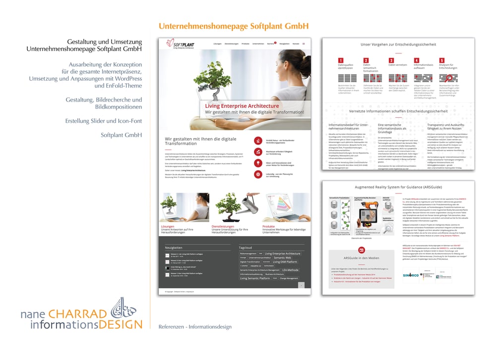 Unternehmenshomepage Softplant GmbH