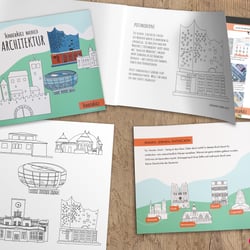 Architektur Malbuch für Kinder // Kunde: kinderkiez