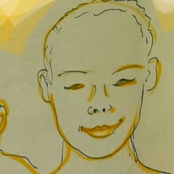 2020 illustration portraits rapides encre, crayons de couleur et 2 D