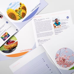 quadratische Broschüre – für junge Talente – Ferienprogramm