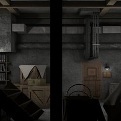 Keller im Point & Click Adventure Dagon
