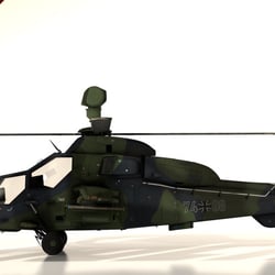 3D-Modell „Eurocopter Tiger“