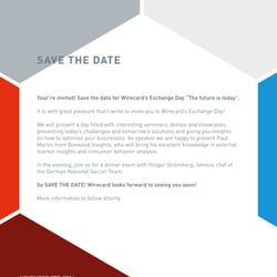 Save the date