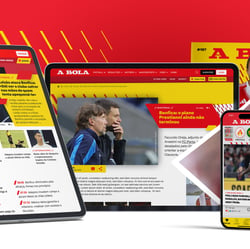 Corporate Design and Digital Product Design of „A Bola“ by international freelance Creative Director Christoph Gey