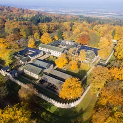 Das nachgebaute römische Kastell Saalburg am Limes bei Bad Homburg