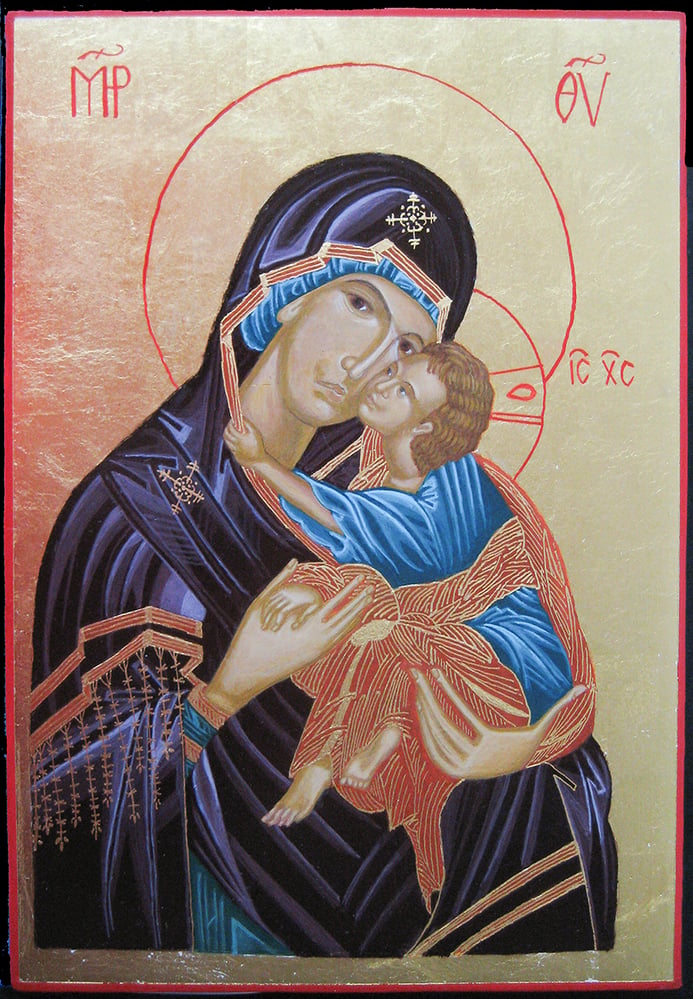 Ikone Gottesmutter mit Christuskind