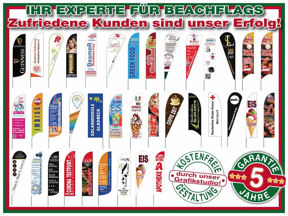 Beachflags bedrucken