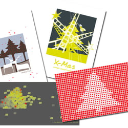 Weihnachtskartendesigns