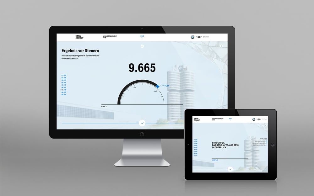 BMW Group Online Reporting 2016