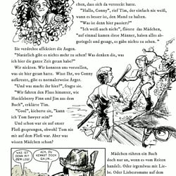 Huckleberry Djinn – Mock-up Buchlayout