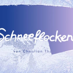 Animation: Freischaben der frostigen Scheibe, Blick in die kalte Winterluft
