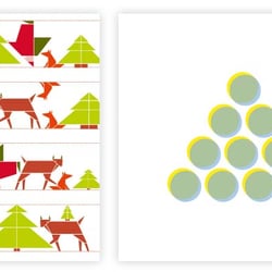 Moderne Weihnachtskartendesigns