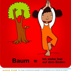 Yoga für Kinder – Der Baum