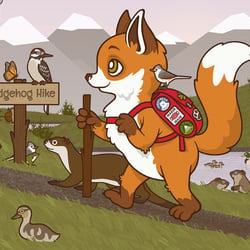 Foxy Goes Hiking