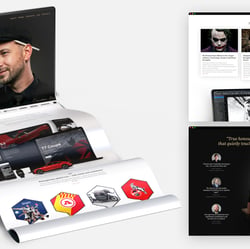 Website of a Freelance Creative Director from Germany