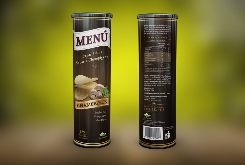 Gourmet champignon chips