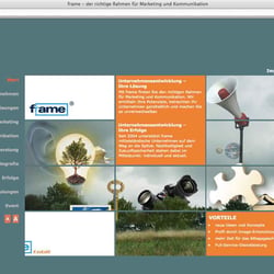 www.f-r-ame.de (Programmierung und Gestaltung)