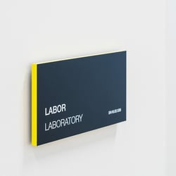 Viega Türschild Labor