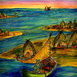 Illustration from the book „Jean Marin“.