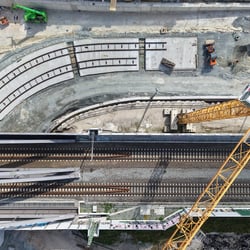 Gleisbaustelle