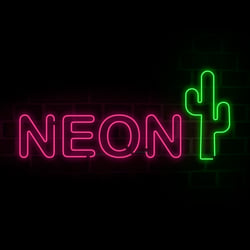 Neon Schrift