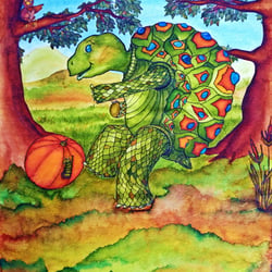 Schildkröte / Illustration Aquarell
