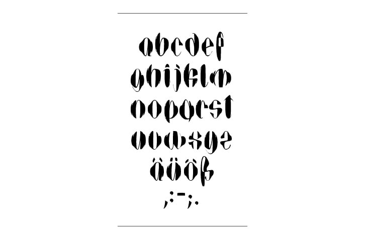 Fontdesign: Pelon