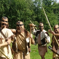 Steinzeit Filmset