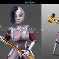 3D Morn Cartoon Character Modeling