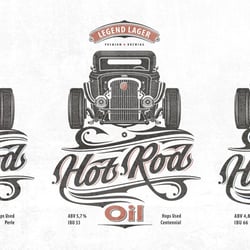… Illustration des Hot Rod sowie Sortenaufbau …