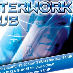 Flyer „After Work Club“, 2Club SHA