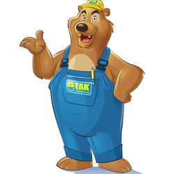 Bär in Blaumann