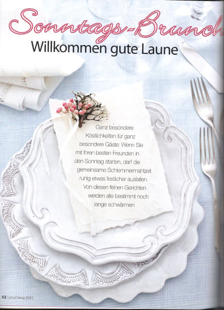 Lust auf Genuss