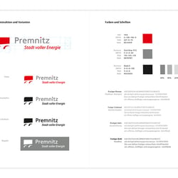 Signet & Corporate Design für die Stadt Premnitz
