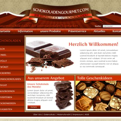 PS Template Design Shop Gourmetschokolade