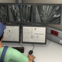 „Steuerstand“ für MeBo im Kontroll-Container, Kunde: MARUM, 2011