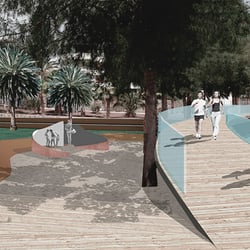 Platz und Strandpromenade, Projekt (2/2)