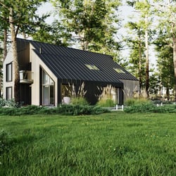 Architektur-Rendering Exterieur Wohnhaus