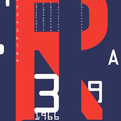 Typografie Plakat