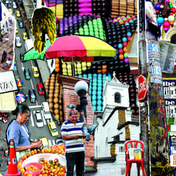 Stadtcollage Cali/Kolumbien