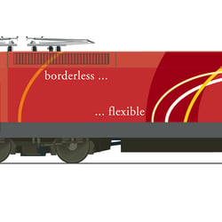 Schienenfahrzeugmesse »Innotrans« · Entwurf zur E-Lok »BR 185«