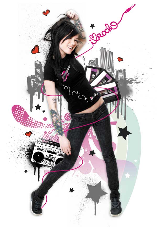 Love Rock Model klein