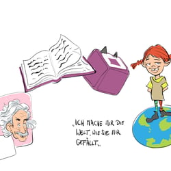 Cartoon zur Visualisierung