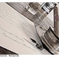 Werbepostkarte für ein Zigarrenhaus