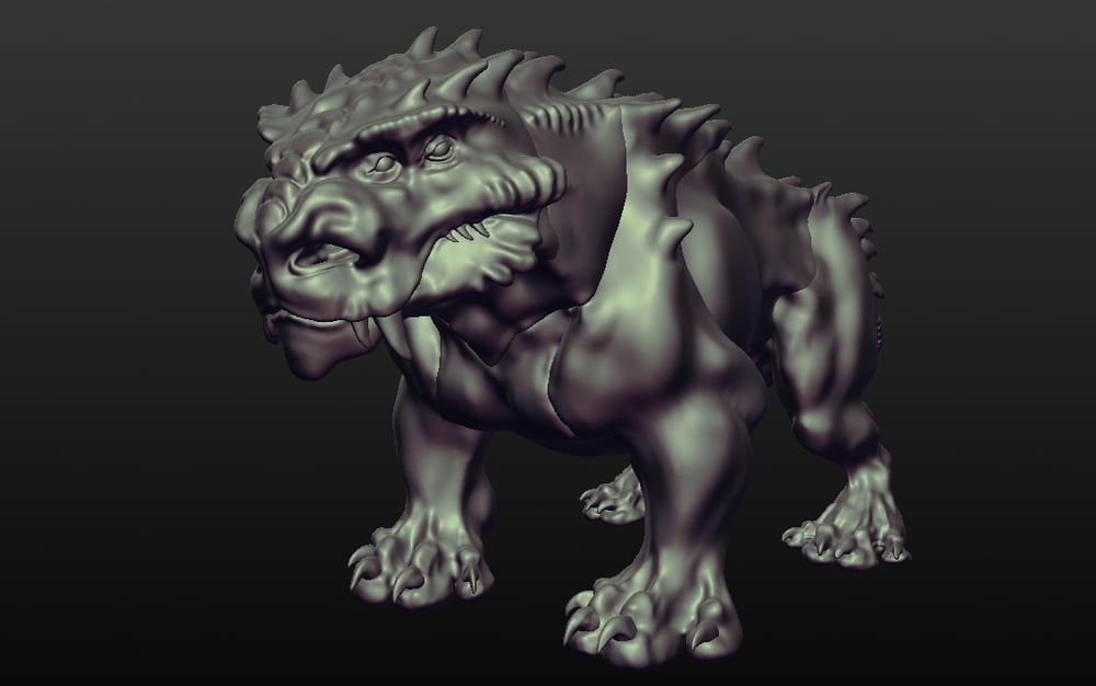Monsterhund – Freie Arbeit