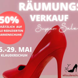 Facebook Beitrag Schuhgeschäft
