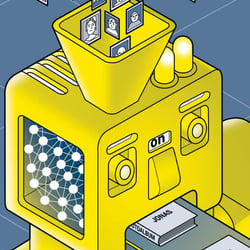 Leitartikel-Illustration zum Thema „Künstliche Intelligenz“
